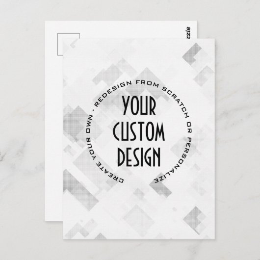 Creëer uw eigen aangepaste versie briefkaart (Voorkant / Achterkant)