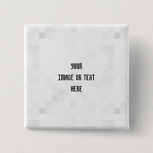 Creëer Uw eigen aangepaste  Vierkante Button 5,1 Cm (Voorkant)