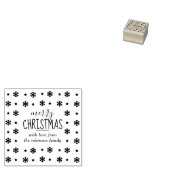 Creëer Uw Eigen Aangepaste "Vrolijke Kerstmis" Sne Rubberstempel (Gestempeld)