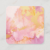 Creëer uw eigen aangepaste Waterverf marmer Informatiekaartje (Achterkant)