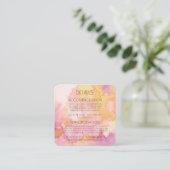 Creëer uw eigen aangepaste Waterverf marmer Informatiekaartje (Staand voorkant)