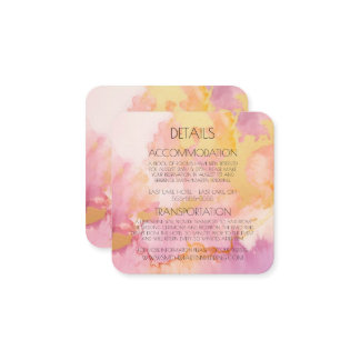 Creëer uw eigen aangepaste Waterverf marmer Informatiekaartje