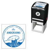 Creëer Uw Eigen Aangepaste Waves Retouradres Zelfinktende Stempel (In situ)