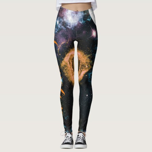 Creëer Uw eigen aangepaste yogaontwerp & maak Mode Leggings (Voorkant)