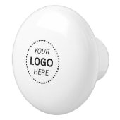 Creëer uw eigen aangepaste zakelijke Logo-ontwerp Keramische Knop (Rechts)