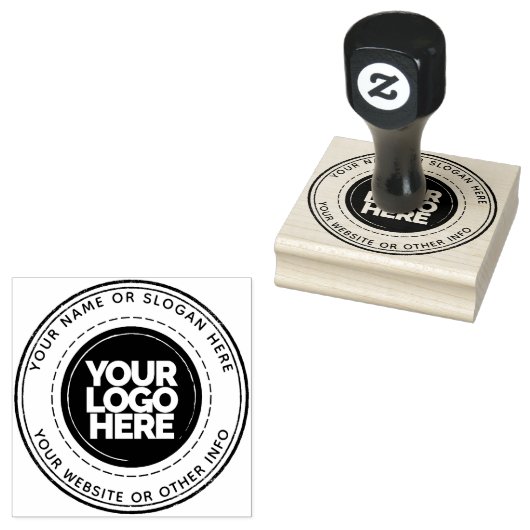 Creëer uw eigen aangepaste zakelijke Logo Rubberstempel (Gestempeld)