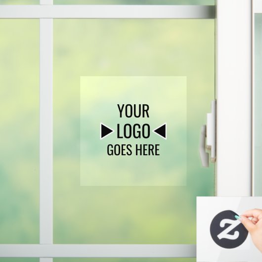 Creëer Uw eigen aangepaste zakelijke Logo Sjabloon Raamsticker (Huis)