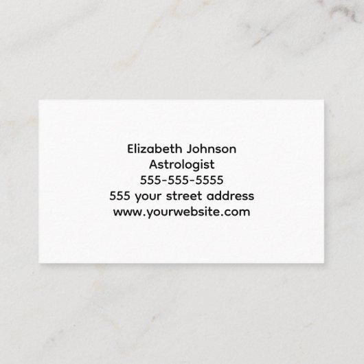 Creëer Uw eigen aangepaste zakelijke Logo Visitekaartje (Achterkant)