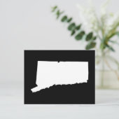 Creëer uw eigen aankondiging van Connecticut-verpl Briefkaart (Staand voorkant)