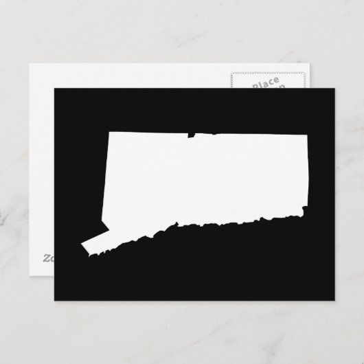 Creëer uw eigen aankondiging van Connecticut-verpl Briefkaart (Voorkant / Achterkant)