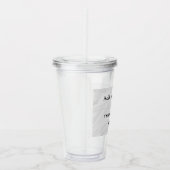 Creëer Uw eigen. Acryl Drinkbeker (Rechts)