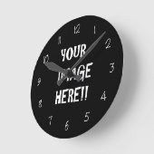 Creëer uw eigen acryl ronde (gemiddelde) wandklok klok (Hoek)