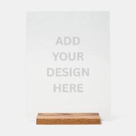Creëer uw eigen acryl teken acryl bord