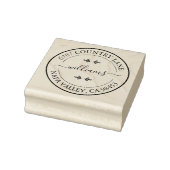 Creëer Uw eigen adres Rubber Stamp Rubberstempel (Stempel)