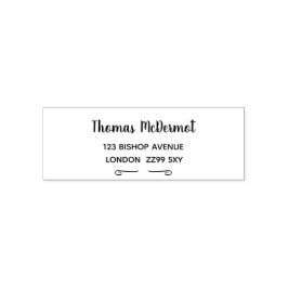 Creëer Uw eigen adres Rubber Stempel