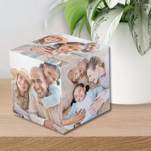 Creëer uw eigen Afbeelding Familiefoto's Kubus