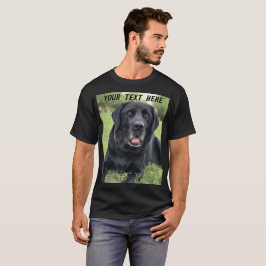 Creëer uw eigen afbeelding Pet Photo Animal Dog T-shirt (Voorkant volledig)