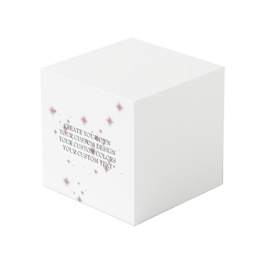 Creëer uw eigen Afbeelding - uw eigen hier - Kubus (Voorkant hoekig)