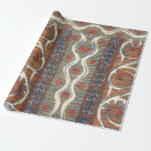 Creëer uw eigen African Print Cadeaupapier (Uitgerold)