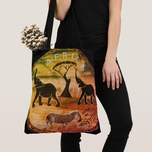 Creëer Uw eigen Afrika U bent mijn leuke plek Draagtas (Dichtbij)