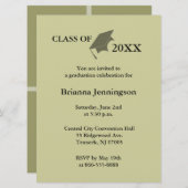 Creëer Uw eigen Afstuderen Uitnodiging 4 (Voorkant / Achterkant)