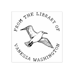 Creëer uw eigen albatros uit de bibliotheek van rubberstempel