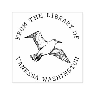 Creëer uw eigen albatros uit de bibliotheek van zelfinktende stempel