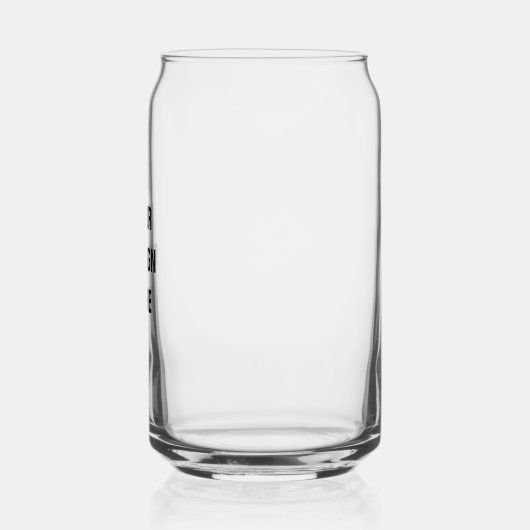 Creëer uw eigen all-over print blikvorm glas (Achterkant)