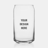 Creëer uw eigen all-over print blikvorm glas (Links)