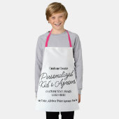 Creëer uw eigen all over print chef jonge Kinderen Schort (Gedragen)