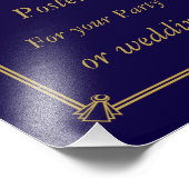 Creëer uw eigen Art Deco Foto poster (Hoek)