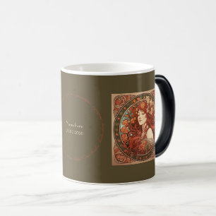 Creëer Uw eigen Art Nouveau Virgo Zodiac Magische Mok
