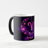 Creëer Uw eigen Astrologie Zodiac Ram Magische Mok (Voorkant links)