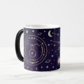 Creëer Uw eigen Astrologie Zodiac Taurus Magische Mok (Voorkant links)