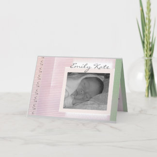 Creëer uw eigen baby-aankondigingen aankondiging