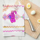 Creëer uw eigen Baby met een tekstontwerp voor lio Theedoek (Quarter Fold)