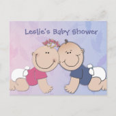 Creëer uw eigen baby shower uitnodiging briefkaart (Voorkant)