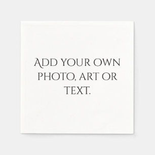 Creëer Uw eigen Baby Vrijgezellenfeest Servet