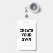 Creëer Uw eigen Badge (Front with Retractable)