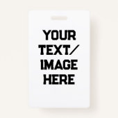 Creëer Uw eigen Badge (Achterkant)