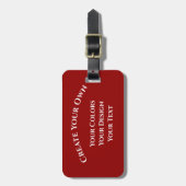 Creëer Uw eigen Bagagelabel (Voorkant verticaal)