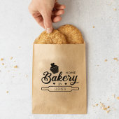 Creëer uw eigen bakkerij rubberstempel