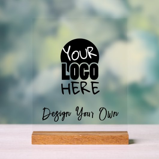 Creëer Uw eigen bedrijf LOGO Acryl Bord (Neutraal)