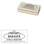 Creëer Uw eigen bedrijf - Professioneel ontwerp vo Rubberstempel (Gestempeld)