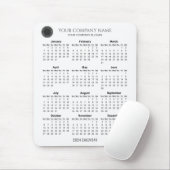 Creëer Uw eigen bedrijfskalender 2024 | Mousepad Muismat (Met muis)