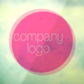 CREËER UW EIGEN BEDRIJFSTAANDE LOGO RAAMSTICKER (Vel 3)