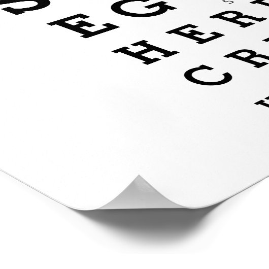 Creëer Uw eigen bericht Poster (Hoek)