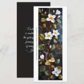 Creëer Uw eigen beschilderde Frangipani Bladwijzer (Voorkant / Achterkant)