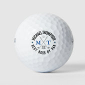 Creëer uw eigen beste baas Monogram golfballen (Voorkant)