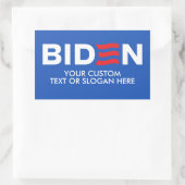 Creëer Uw eigen Biden 2024 Rechthoekige Sticker (Tas)